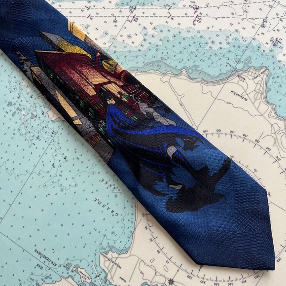 Batman Other - Vintage 90s Batman Bergamo Tie